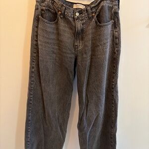 Abercrombie & Fitch Curve Love Ultra Loose Low Rise Jeans